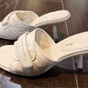 Christian Dior Diorevolution Cannage Quilted Heels